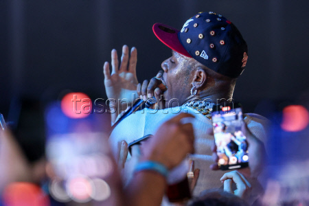 American rapper DaBaby gives concert in Moscow
