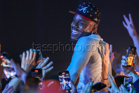 American rapper DaBaby gives concert in Moscow