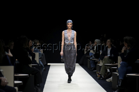 Показ коллекции Giorgio Armani сезона осень-зима 2025/2026 на Неделе моды в Милане