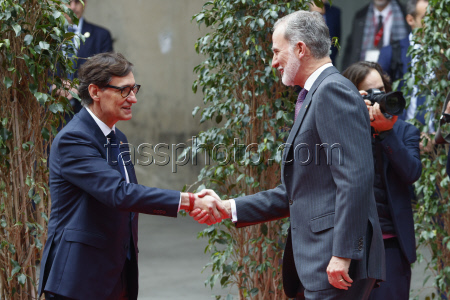 Opening day of Mobile World Congress (MWC) in Barcelona