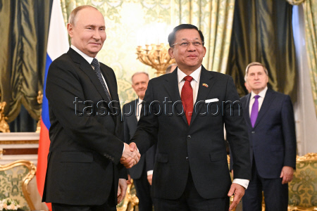 Myanmar's PM Min Aung Hlaing on official visit to Moscow