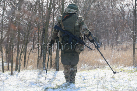 Combat engineers in special military operation zone