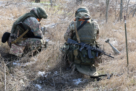 Combat engineers in special military operation zone