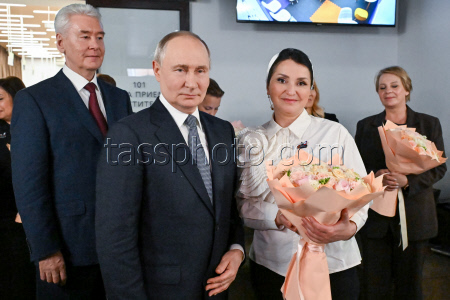 Посещение президентом РФ Путиным Единого центра поддержки участников СВО