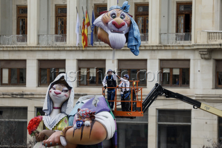 Fallas festival in Valencia
