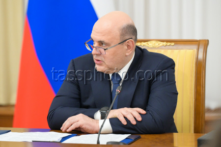 Встреча премьер-министра РФ Мишустина с депутатами фракции партии "Новые люди" в Госдуме РФ