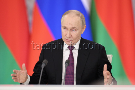 Встреча президента РФ Путина и президента Белоруссии Лукашенко в Москве