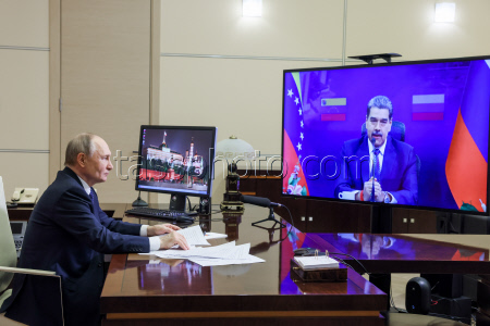 Переговоры президента РФ Путина с президентом Венесуэлы Мадуро