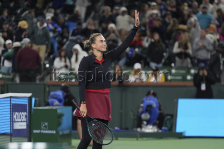 Теннисный турнир BNP Paribas Open, 1/2 финала: Арина Соболенко (Белоруссия) - Мэдисон Киз (США) - 6:0, 6:1