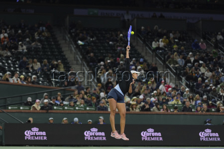 Теннисный турнир BNP Paribas Open, 1/2 финала: Арина Соболенко (Белоруссия) - Мэдисон Киз (США) - 6:0, 6:1