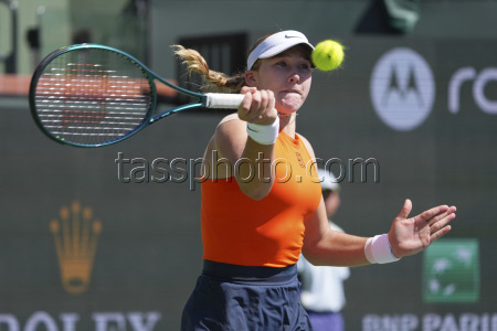 Теннисный турнир BNP Paribas Open, финал: Арина Соболенко (Белоруссия) - Мирра Андреева (Россия) - 6:2, 4:6, 3:6