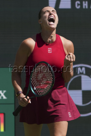 Теннисный турнир BNP Paribas Open, финал: Арина Соболенко (Белоруссия) - Мирра Андреева (Россия) - 6:2, 4:6, 3:6