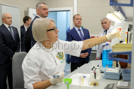 Russian Security Council Deputy Chairman Medvedev visits Russian Federal Centre of Forensic Science