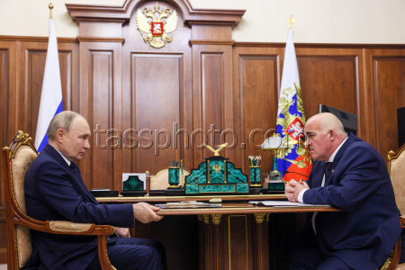 Russia’s President Putin meets with Kostroma Region Governor Sitnikov