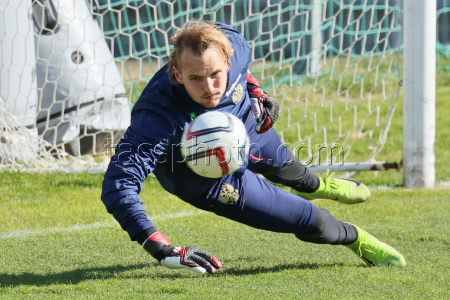 Russian national football team in training session