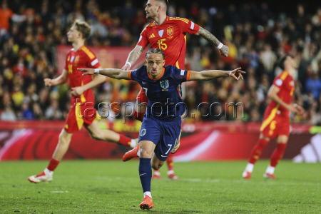 APTOPIX Spain Netherlands Nations League Soccer.