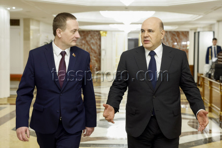 Prime ministers of Russia and Belarus meet for talks in Moscow