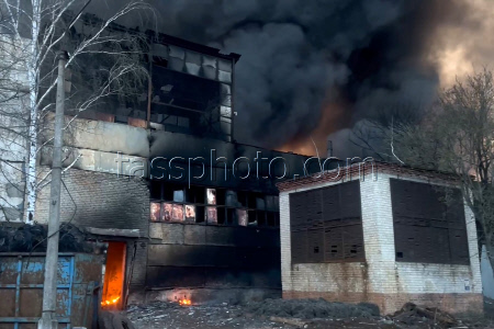 Fire at bearing factory in Kursk