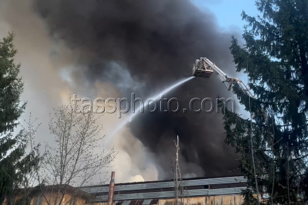 Fire at bearing factory in Kursk