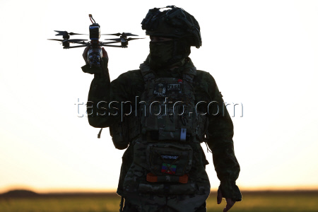 Drone pilot training in Kherson Region, Russia