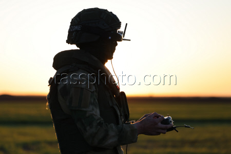 Drone pilot training in Kherson Region, Russia