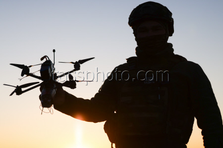 Drone pilot training in Kherson Region, Russia