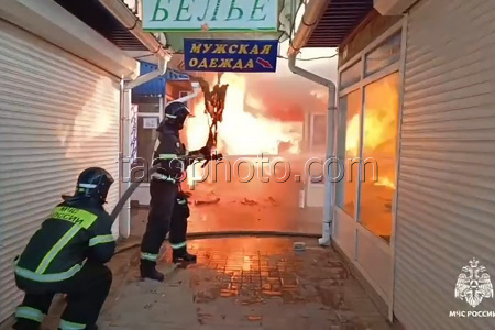 Пожар в Геническе