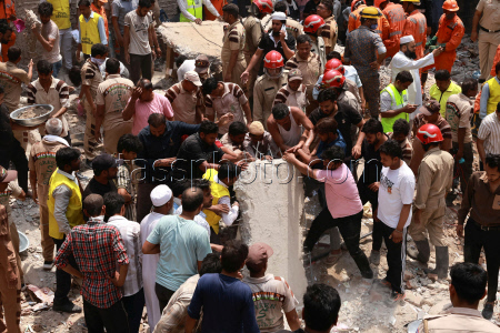 At least four killed in New Delhi building collapse