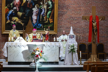 Memorial events for Pope Francis in Novosibirsk, Russia