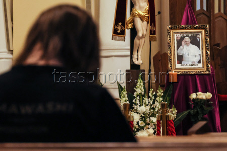Memorial events for Pope Francis in Moscow