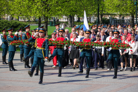 Vladimir Lenin's 155th birthday in Moscow