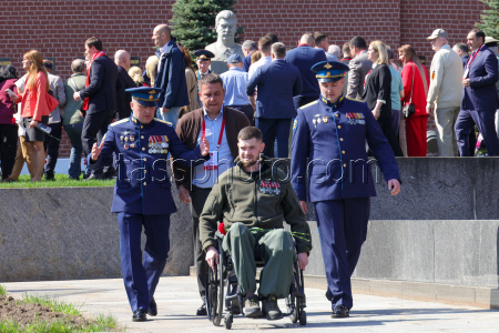 Vladimir Lenin's 155th birthday in Moscow