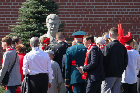 Vladimir Lenin's 155th birthday in Moscow