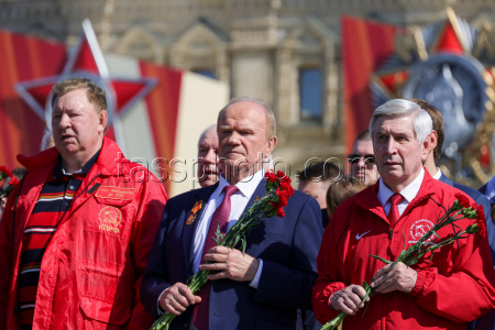 Vladimir Lenin's 155th birthday in Moscow