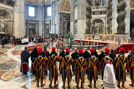 Translation of Coffin of Pope Francis into Vatican Basilica
