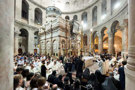 Mass for Pope Francis held in Jerusalem