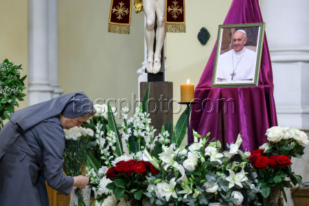 Requiem Mass for Pope Francis in Moscow