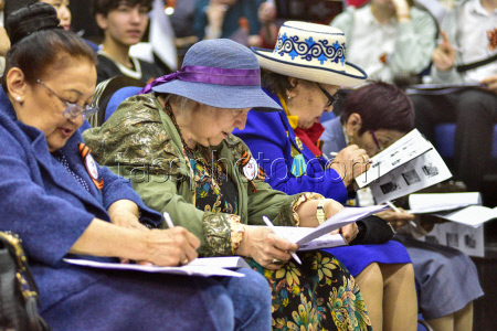 Victory Dictation event in Bishkek