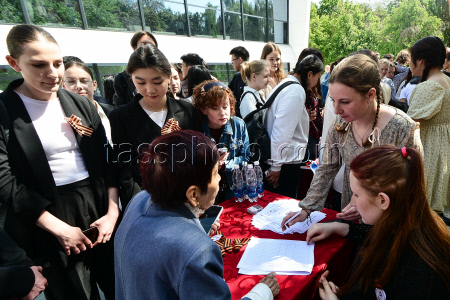 Victory Dictation event in Bishkek