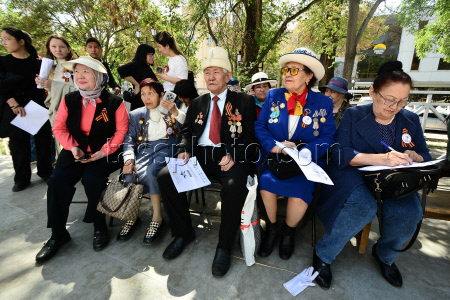 Victory Dictation event in Bishkek