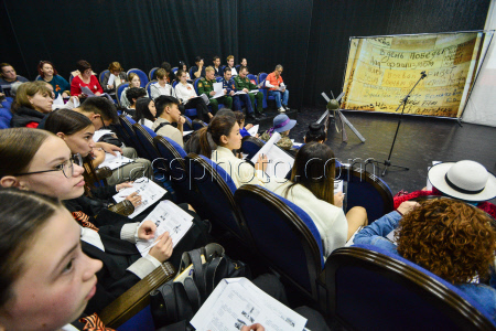 Victory Dictation event in Bishkek