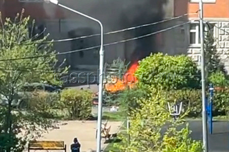 Car explodes in Balashikha near Moscow