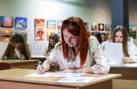 Victory Dictation event in Melitopol