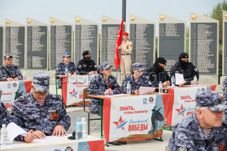 Victory Dictation event in Donetsk People's Republic