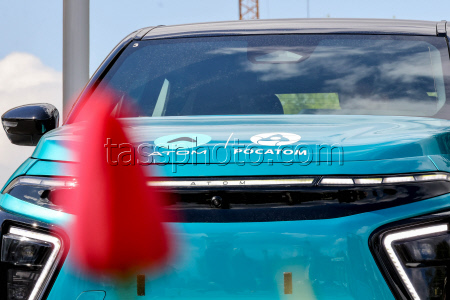 Atom electric car unveiled in Moscow