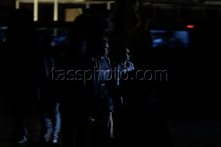 Blackout in Spain leaves Malaga streets in darkness
