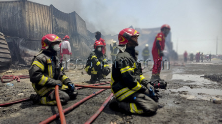 Explosion At Rajaie Port In Bandar Abbas - Iran