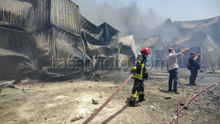 Explosion At Rajaie Port In Bandar Abbas - Iran