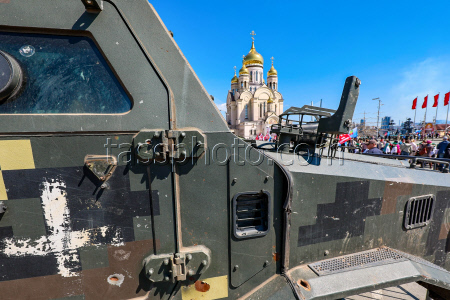 Выставка трофейной техники во Владивостоке