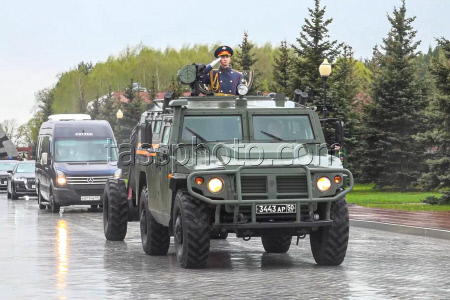 Funeral of Lieutenant General Moskalik near Moscow
